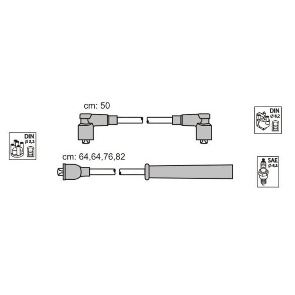 Süütejuhtmete komplekt 11-2071