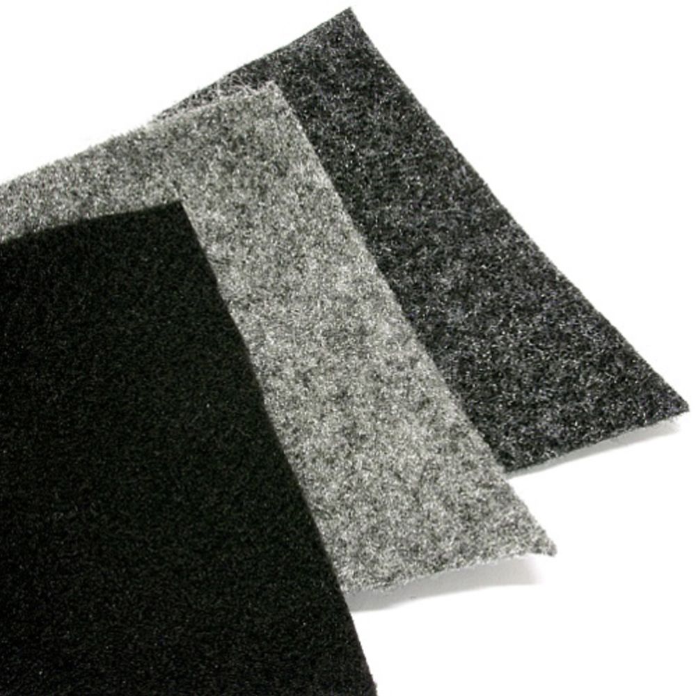 Akustiskt matta svart 136 cm x 210 cm