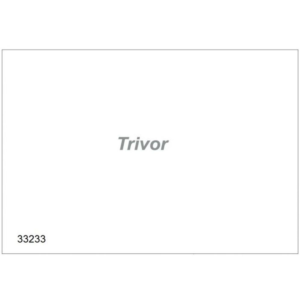 Hapro 33233 Trivor tagaosa kleebis, hõbedane (Anthracite/Brilliant Black)