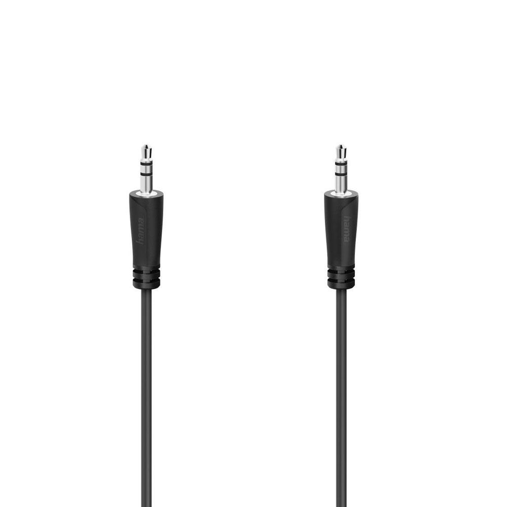 Hama Audiokaapeli, 3,5 mm uros - 3,5 mm uros, 0,5 m