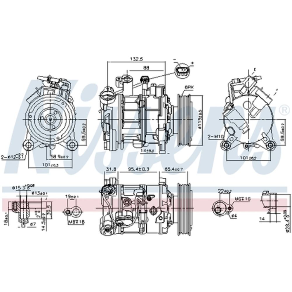 Ilmastointilaitteen kompressori 30-00297