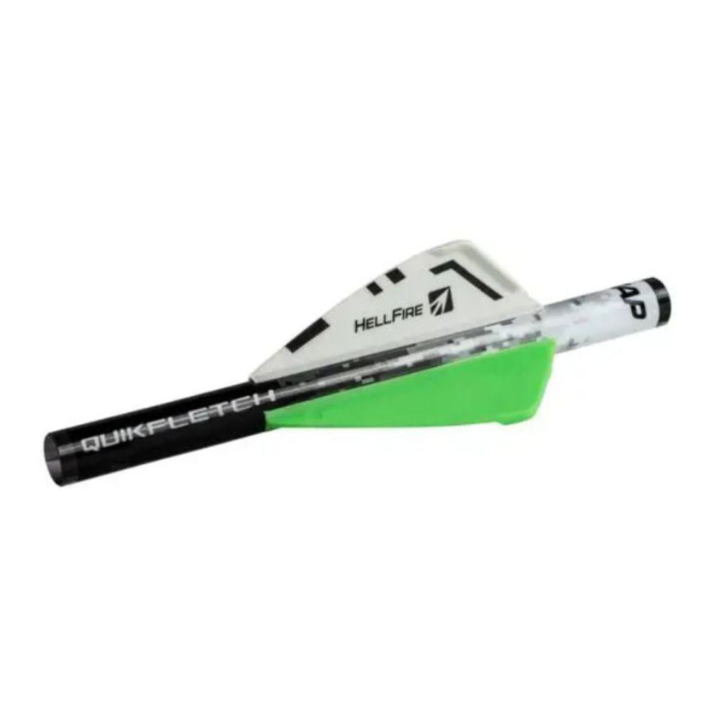 NAP QUIKFLETCH® Hellfire 2'' pikasulka 6 kpl vihreä