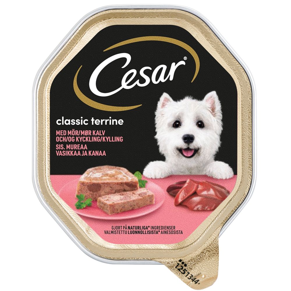 Cesar Classics Vasikanlihaa & Kanaa 150 g
