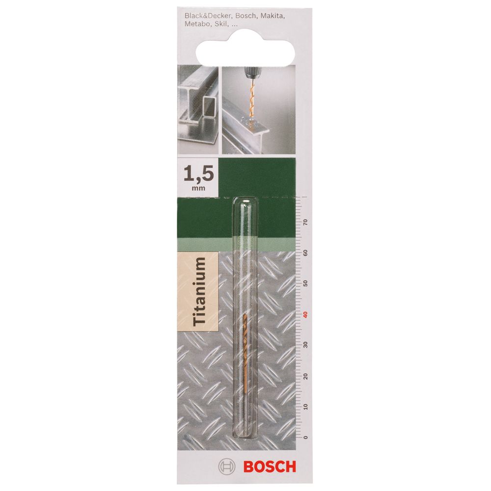 Bosch metalliporanterä HSS-TiN DIN 338