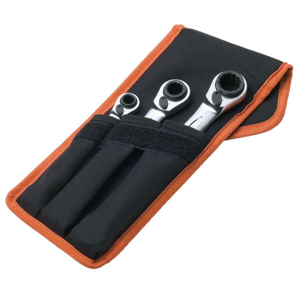 Bahco S4RM/3T 3-osaline narrekomplekt, 8—19 mm