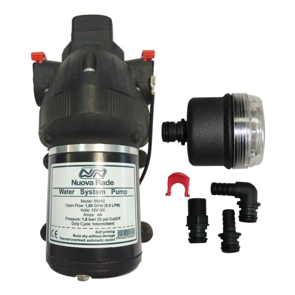 Nuova Rade makeavesipumppu 8 l/min, 12 V