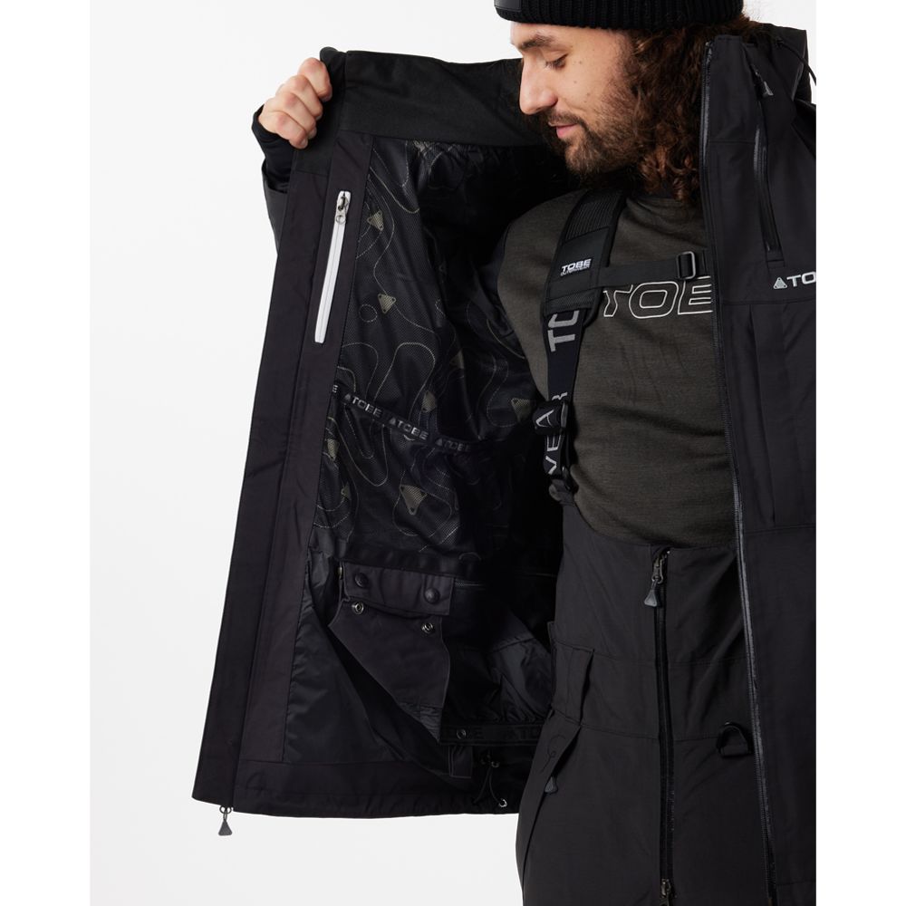 Tobe Vivid skoterjacka Jet Black