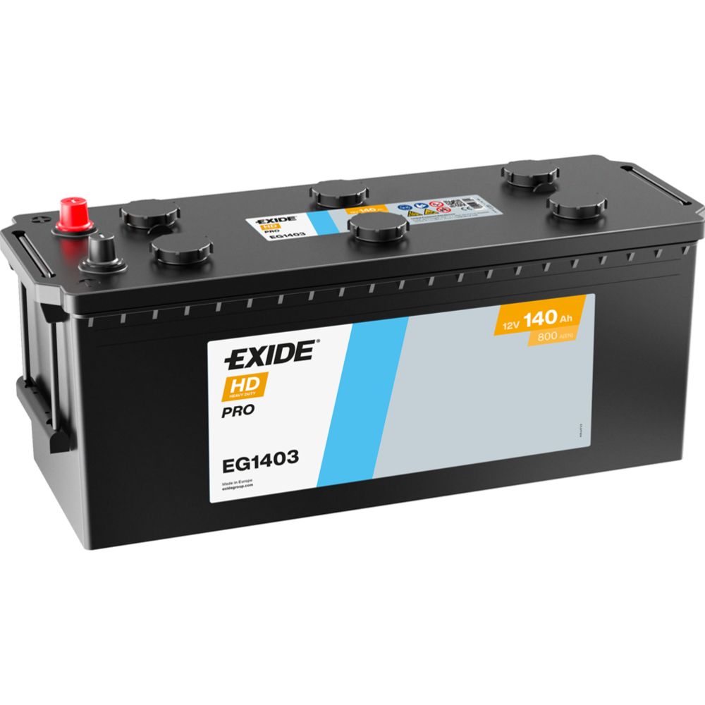 Exide EG1403 140 Ah / 800 A aku, P 513 x L 189 x K 223