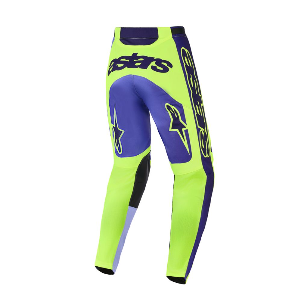 Alpinestars Racer Portl sõidupüksid lilla/kollane