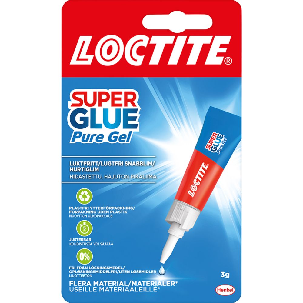 LOCTITE Super Glue Pure Gel hidas pikaliima 3 g