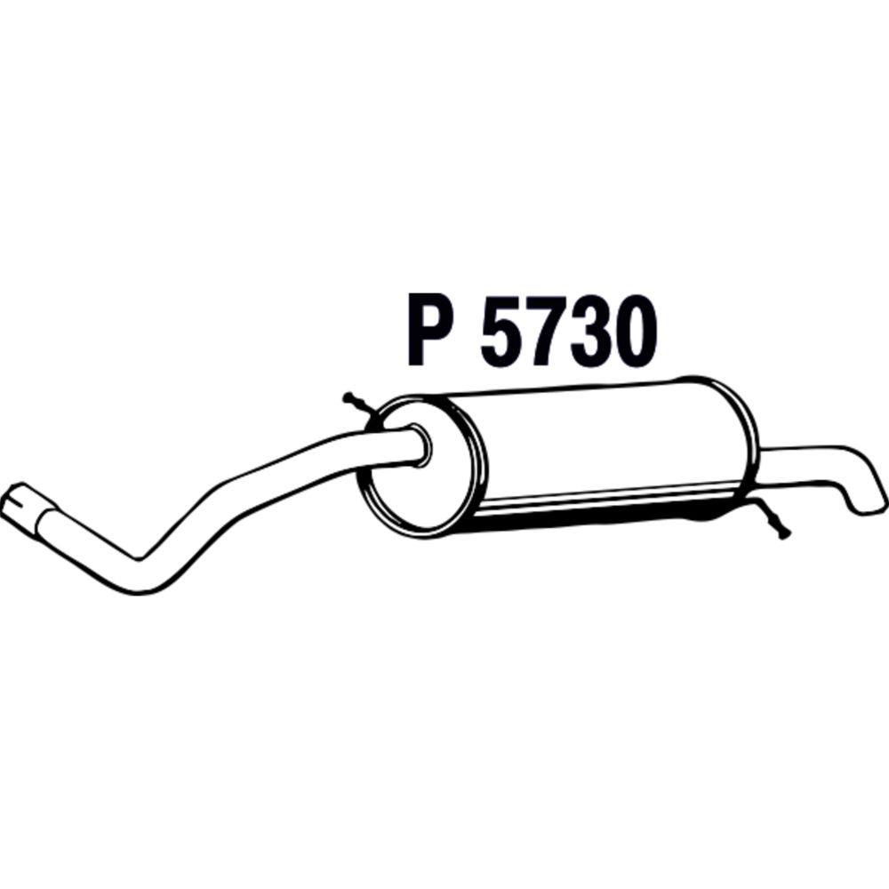 Takaäänenvaimentaja 14-5737