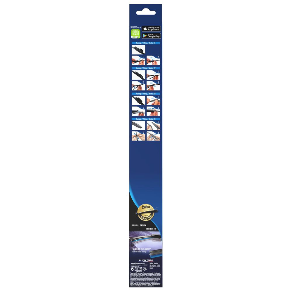 Valeo Silencio VR265 takalasinpyyhin 34 cm