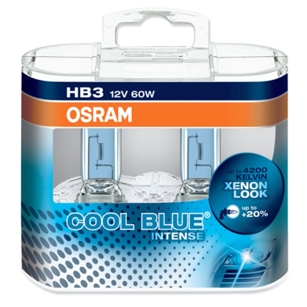 Osram Cool Blue Intense HB3-Polttimopari 12 V / 60 W