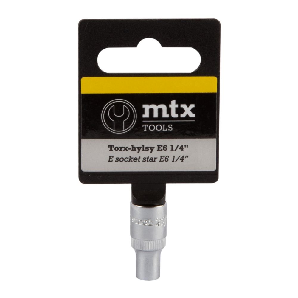 MTX Tools Torx-hylsy E6 1/4"