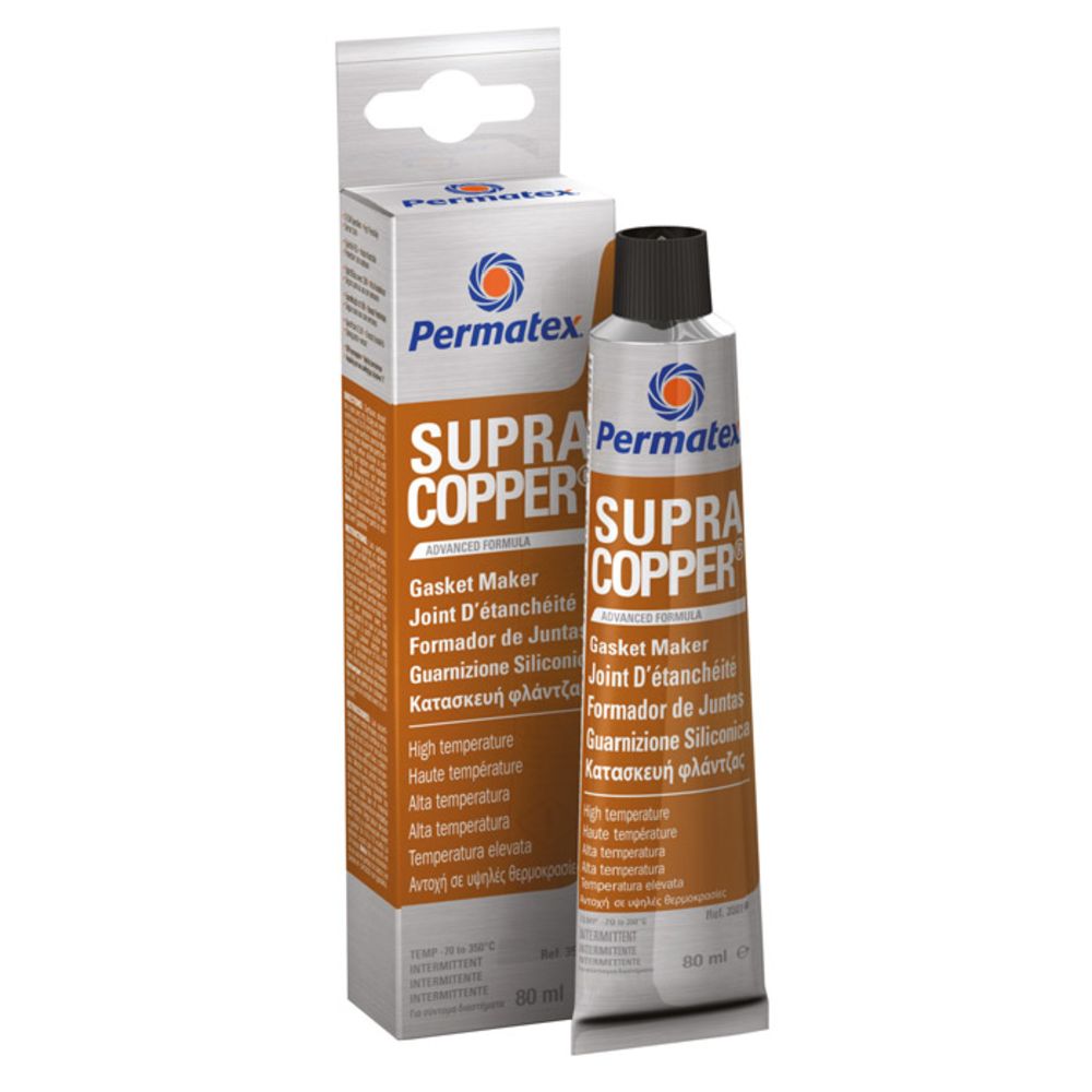 Permatex Supra Copper packningssilikon 80 ml