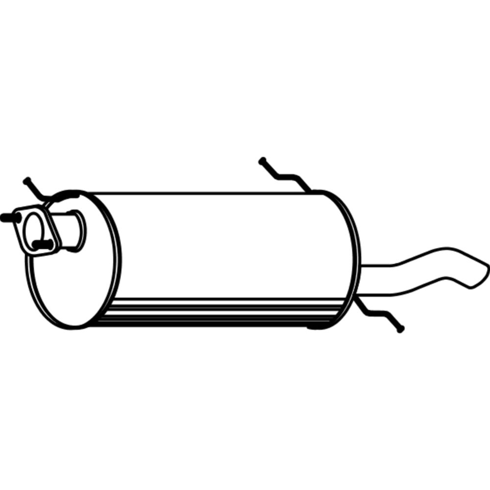 Takaäänenvaimentaja 14-3596
