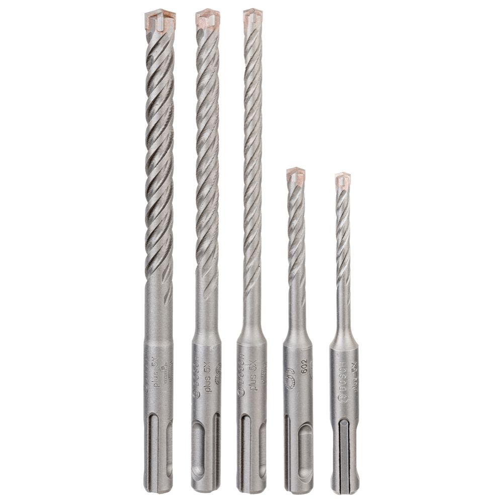 Bosch vasaraporanteräsarja SDS plus-5X 5-10 mm 5 osaa