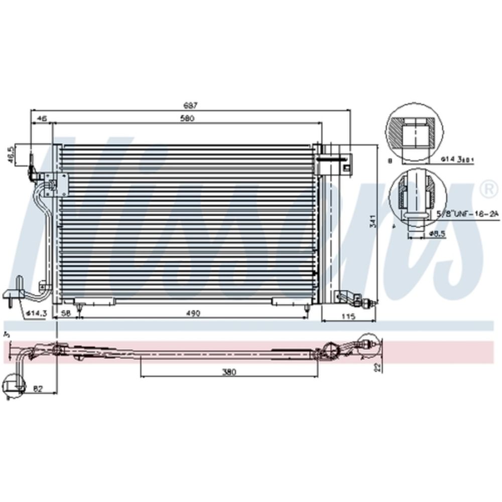 Kliimaseadme kondensaator 30-8354