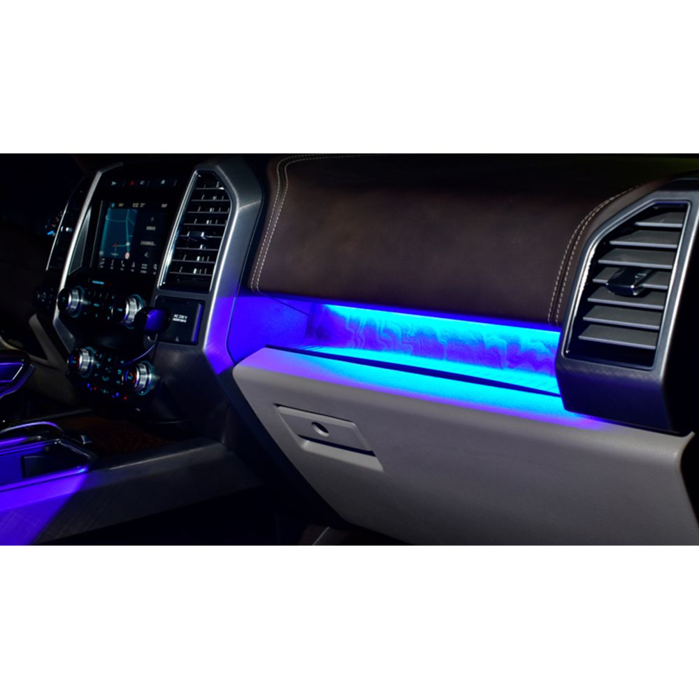 AX4 LED-ljusslinga COB 12V 500 mm blå 2 st.