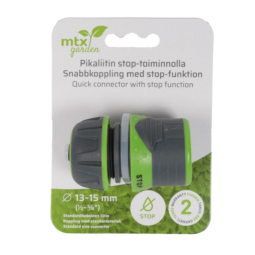 MTX Garden STOP-pikaliitin 1/2 - 5/8" (13 - 15 mm)
