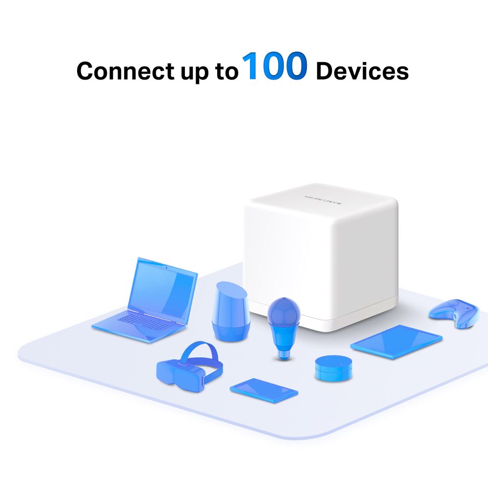 Mercusys Halo H30G AC1300 Wi-Fi mesh-system 3 st.