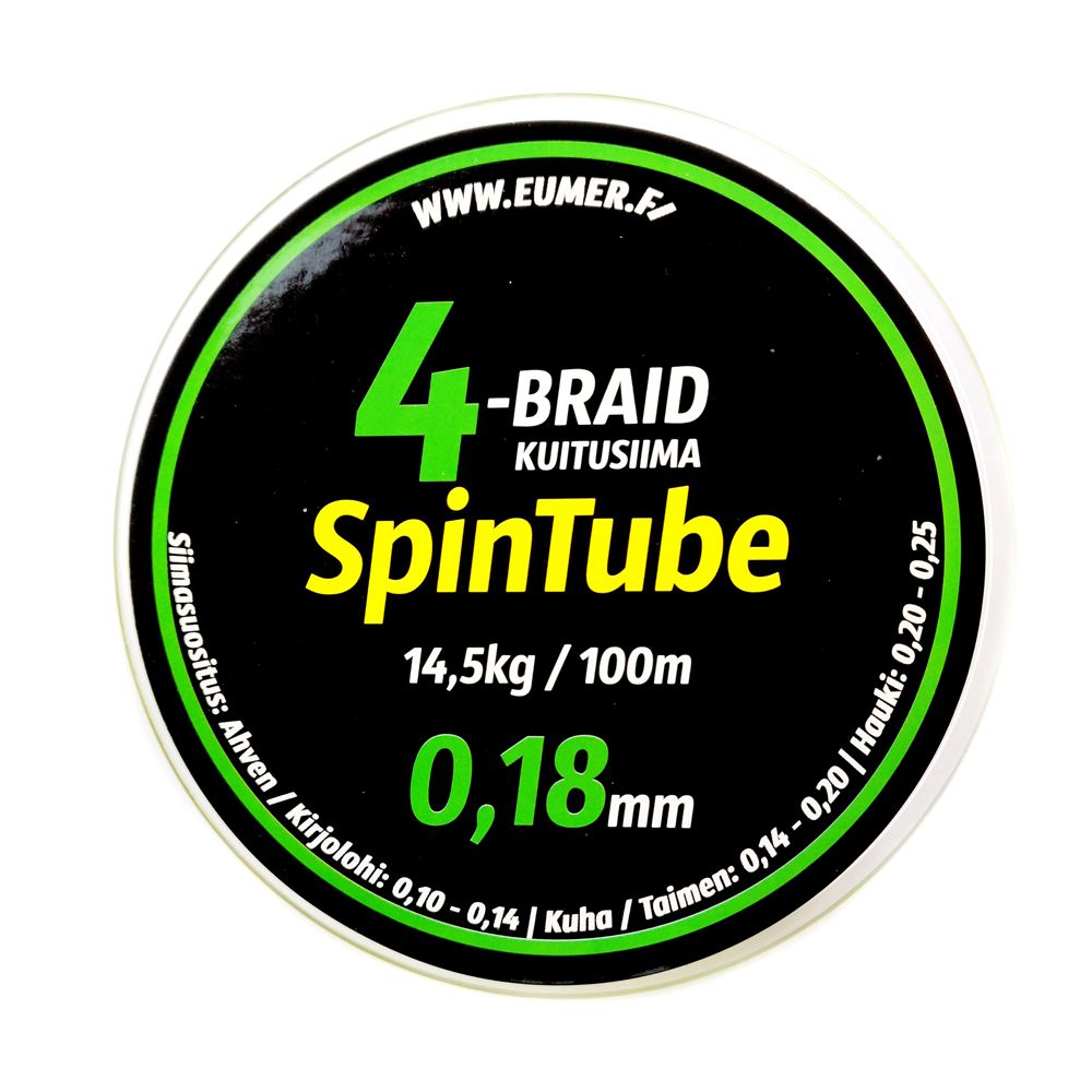 Spintube 4 flätlina 100 m fl. gul