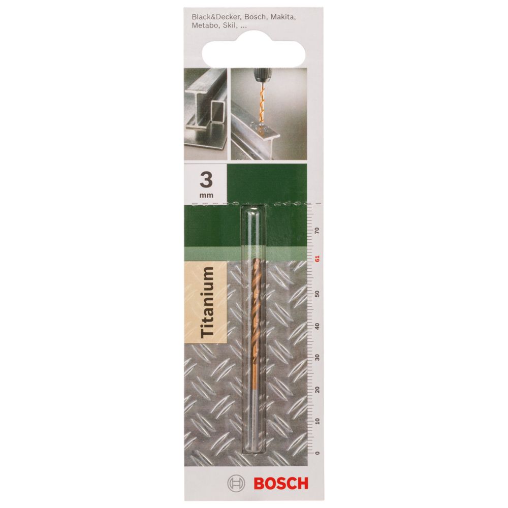 Bosch metallipuur HSS-TiN DIN 338
