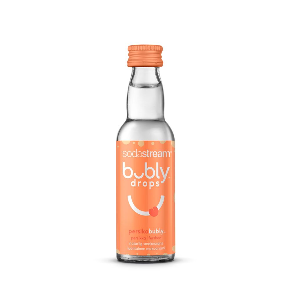 SodaStream Bubly-smakessans persika, 40 ml