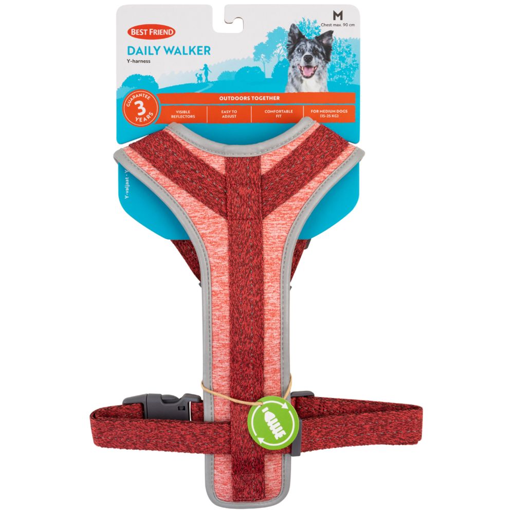Best Friend Daily Walker Y-valjas M, 15-25kg