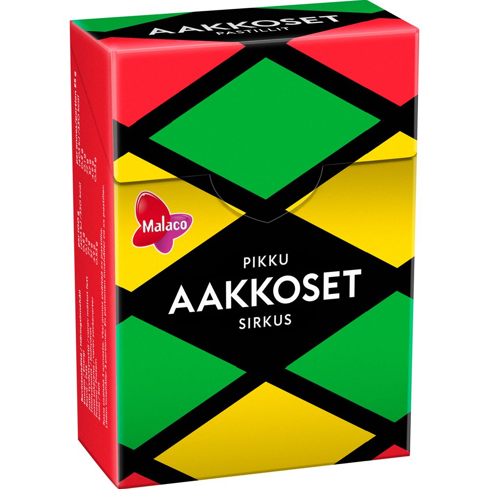 Malaco Aakkoset Pikku Sirkus pastilli 75 g