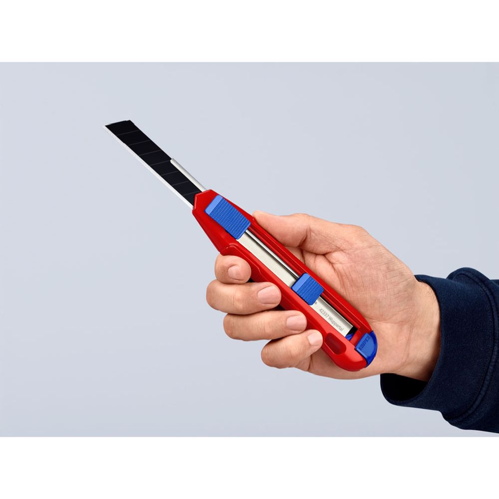 Knipex® 90 10 165 CutiX brytbladskniv med magnesiumram 18 mm