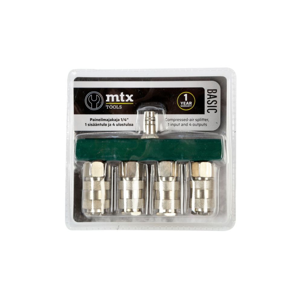 MTX Tools Basic paineilmajakaja 1 sisään 4 ulos
