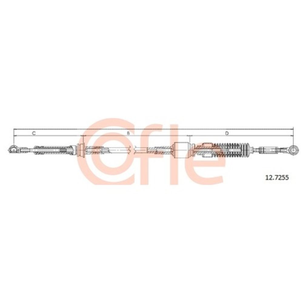 Vajer, manuell transmission 24-7902
