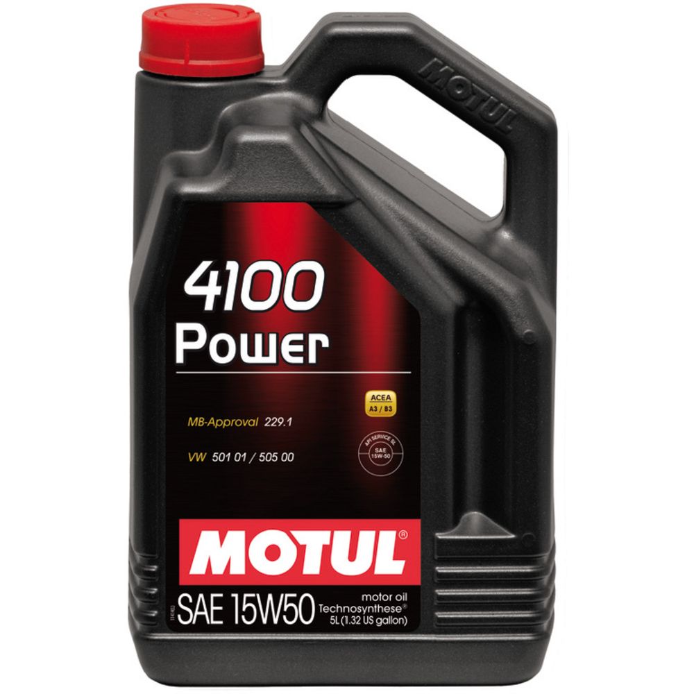 Motul 4100 Power 15W-50 A3/B4 Technosynthese 5 l moottoriöljy