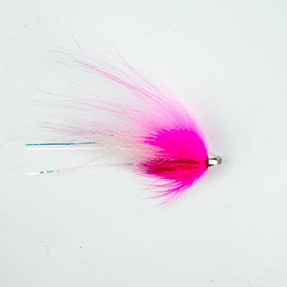 Eumer Classic Messinki putkiperho valko/pinkki 2 kpl