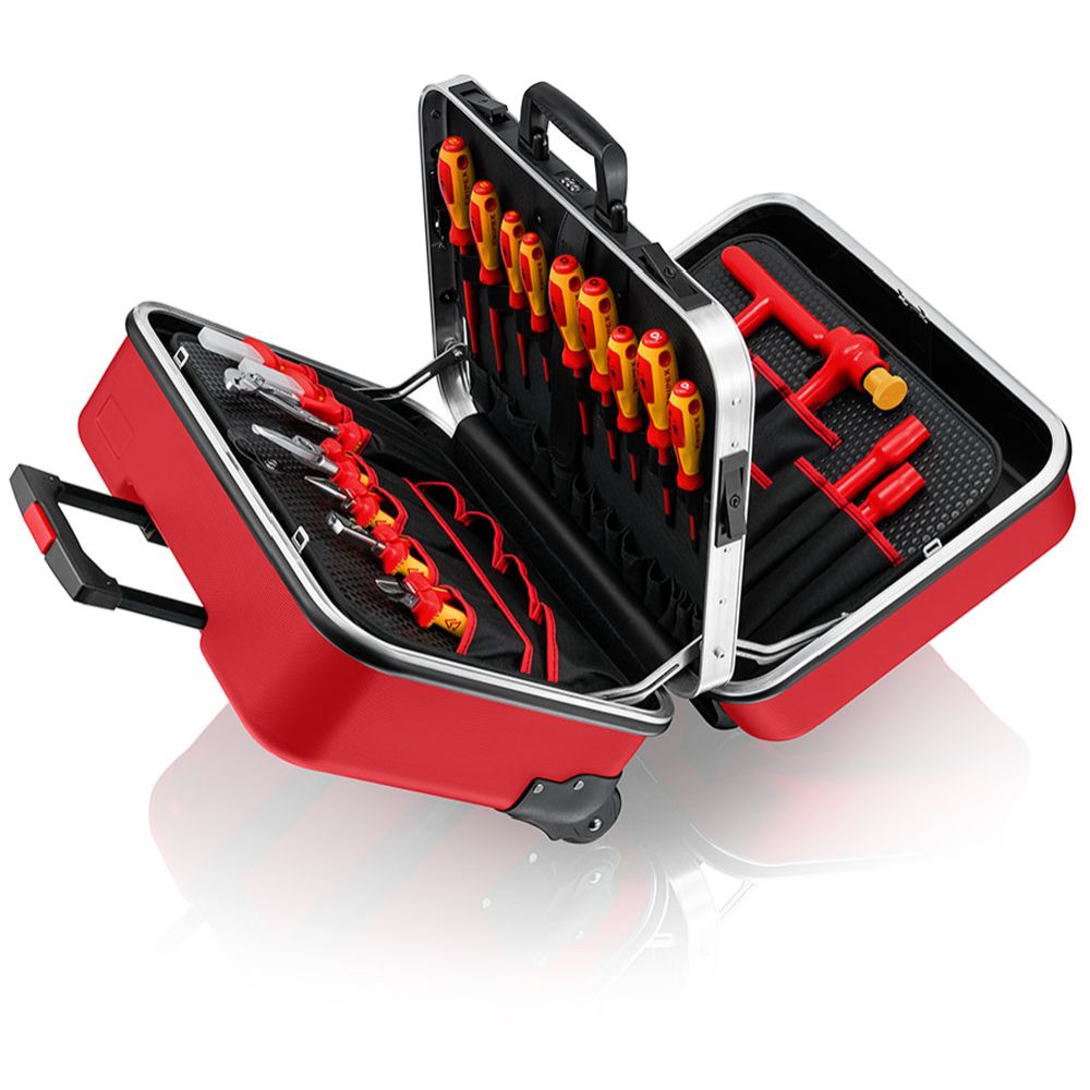 Knipex® 98 99 15 VDE verktygssats i verktygsväska, 47 delar