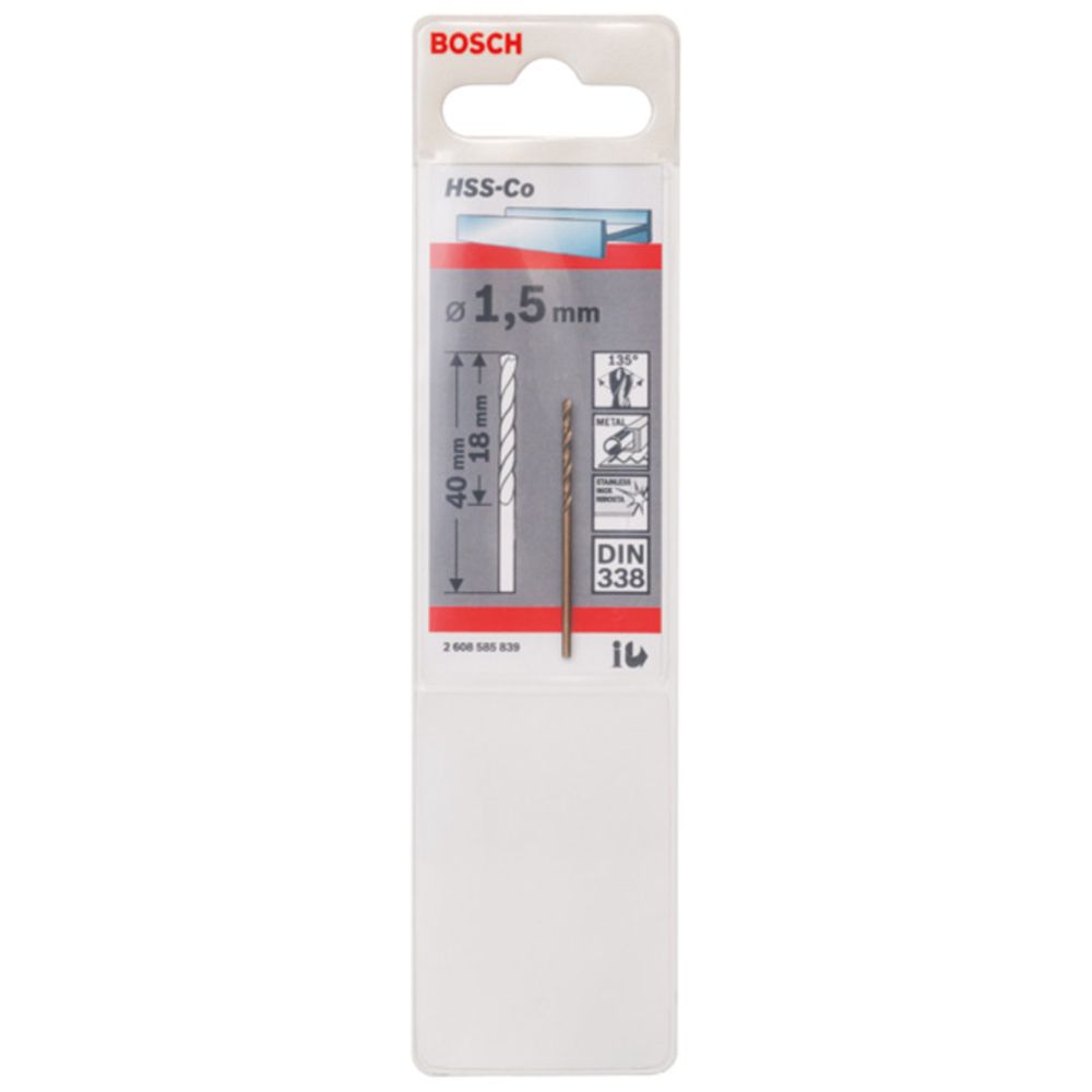 Bosch HSS-Cobolt puur 1,5 mm