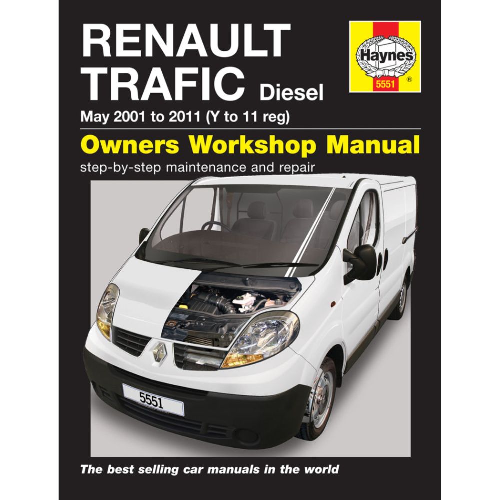 Korjausopas Trafic diesel 01-11 englanninkielinen