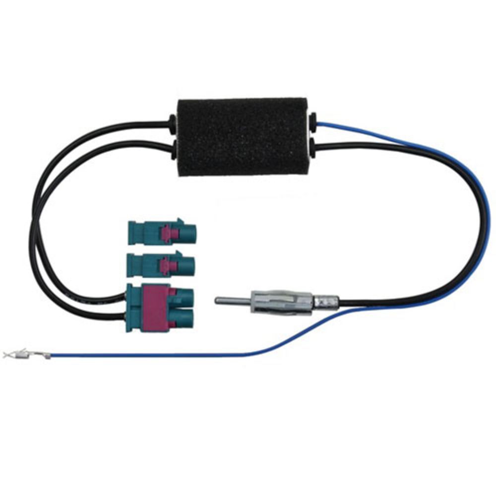 Antenniadapter Audi - topelt Fakra > DIN (2 Ant.Fkt.)