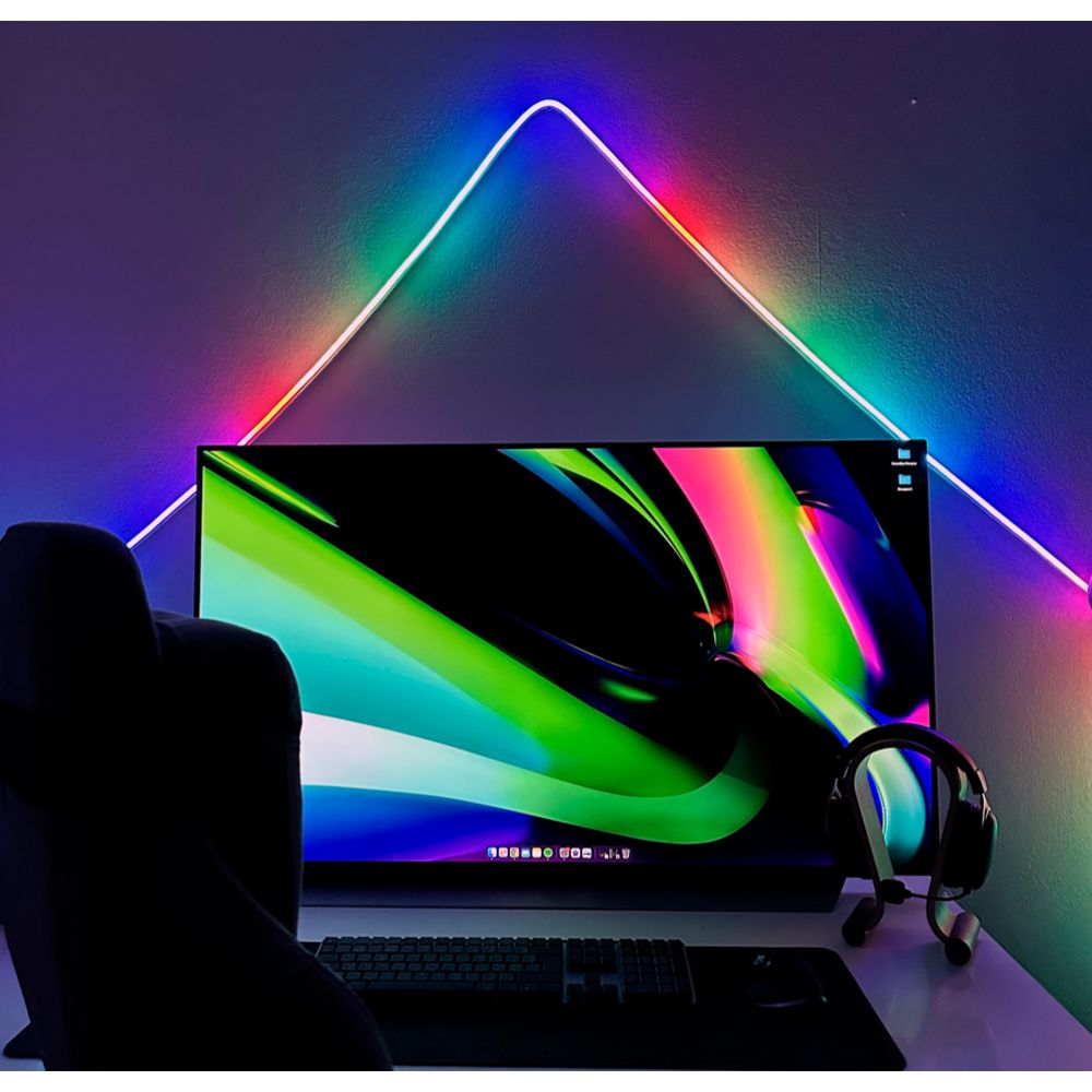 Led Energie Neon Effect LED-valgusribade komplekt, RGB+IC, 15 W, 3 m