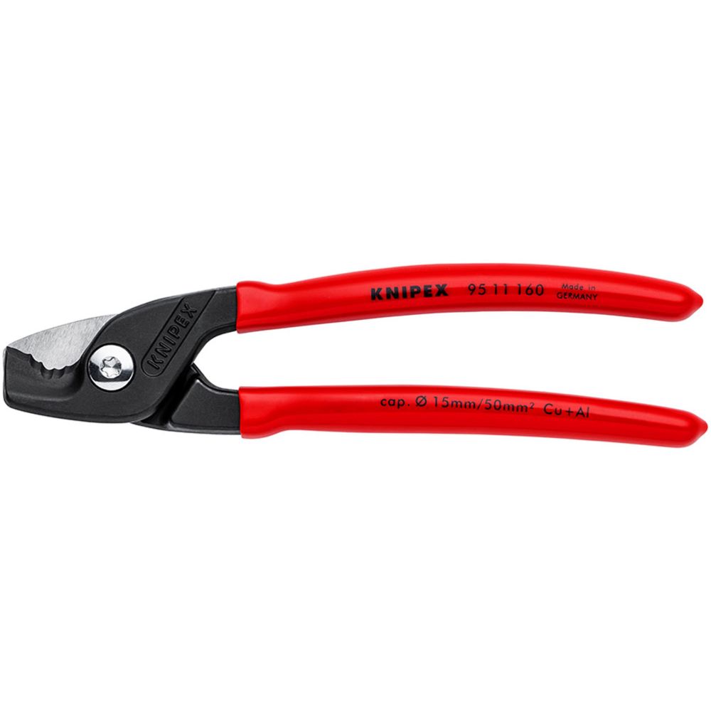 Knipex® 95 11 160 StepCut kaapelileikkurit max 15 mm Cu+Al 160 mm