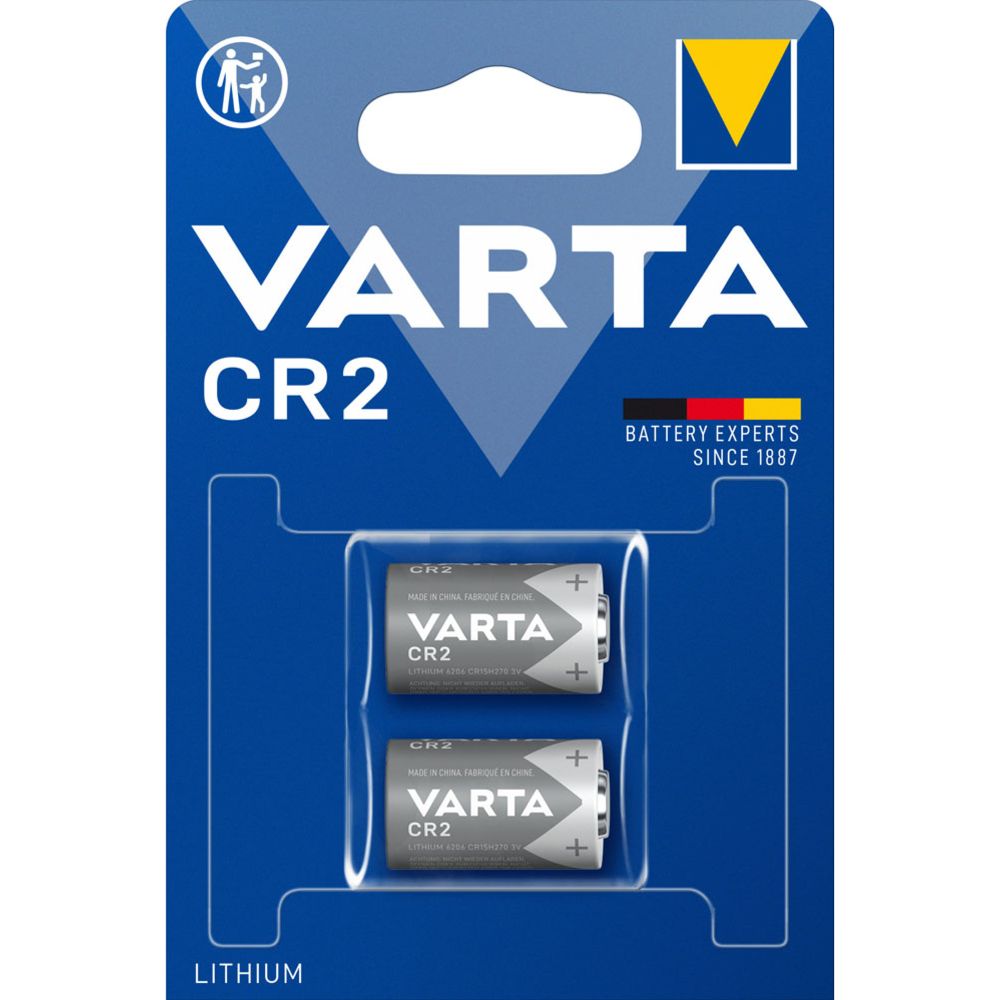 VARTA CR2 erikoisparisto, 2 kpl