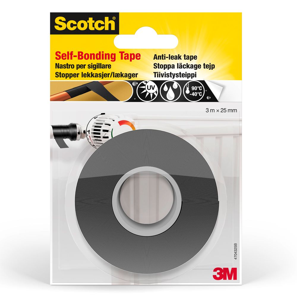 Scotch® Vulkanoituva teippi 3 m x 25 mm