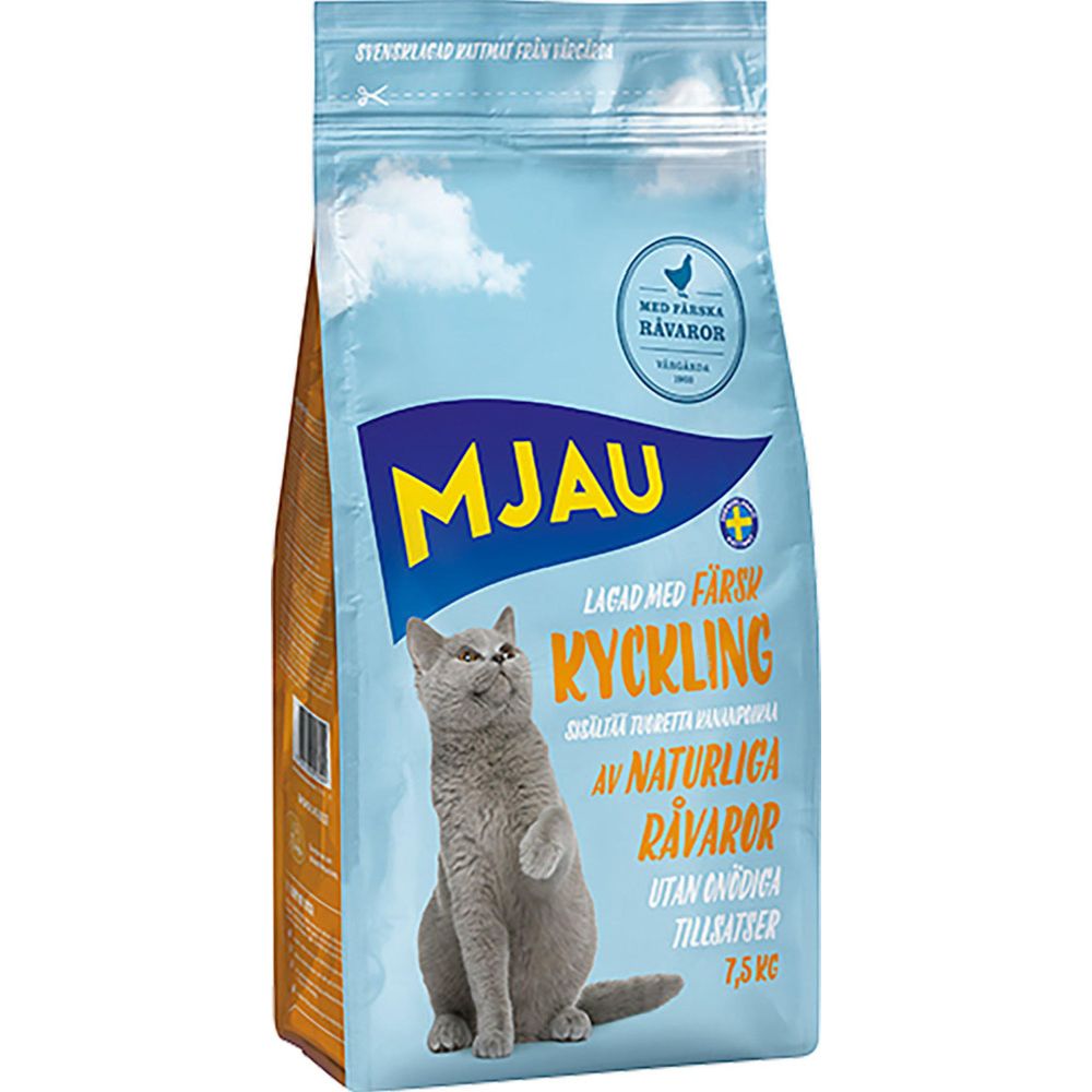 Mjau kyckling 7,5 kg