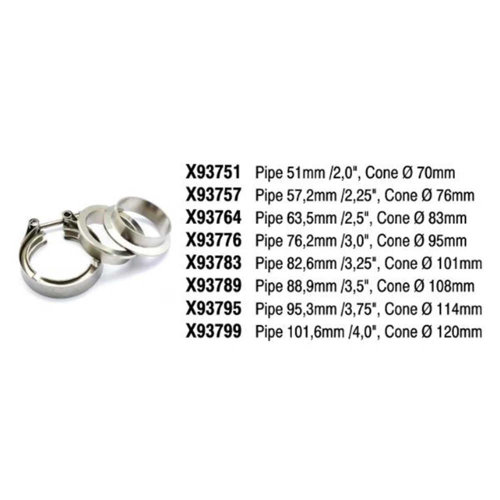 Väljalaskesüsteemi pinguti 88,9 mm/3,5"