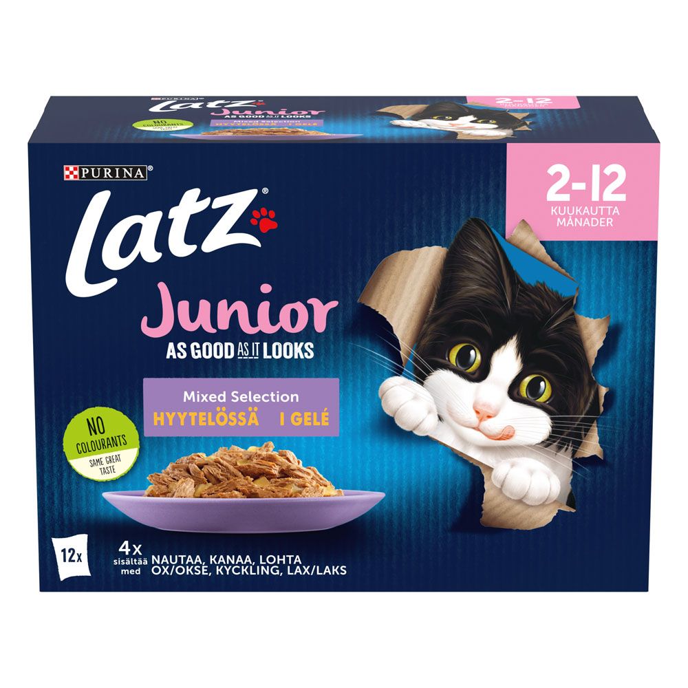 Latz Agail Junior Mixed lajitelma 12 x 85 g