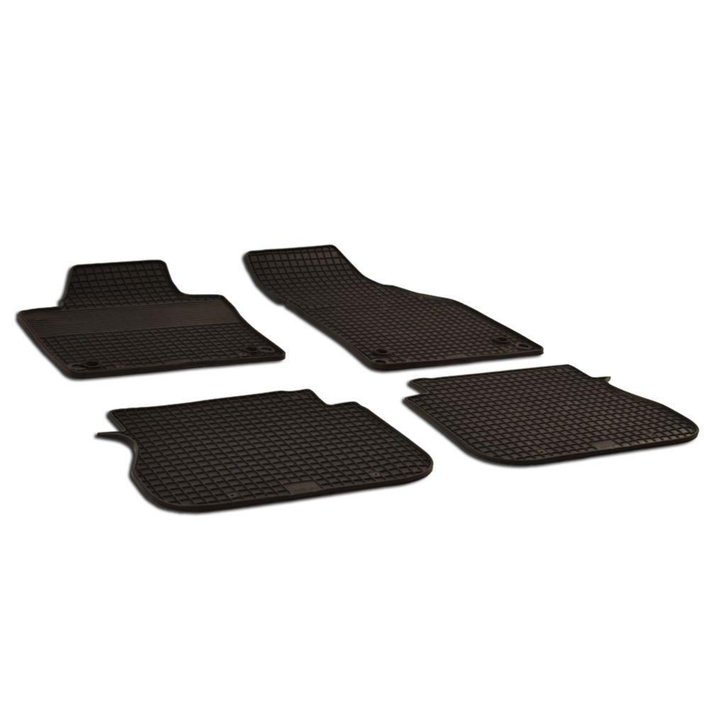 Gummimattsats VW Caddy 2003-2019 gummi svart