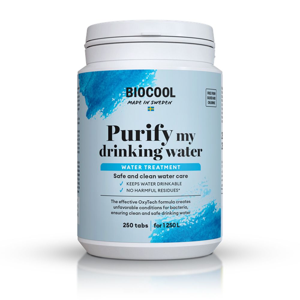 BioCool Purify My Drinking Water vedenpuhdistustabletit 250 kpl
