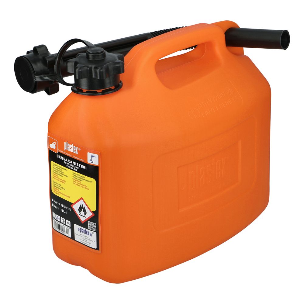 Plastex bränsledunk orange 5 L