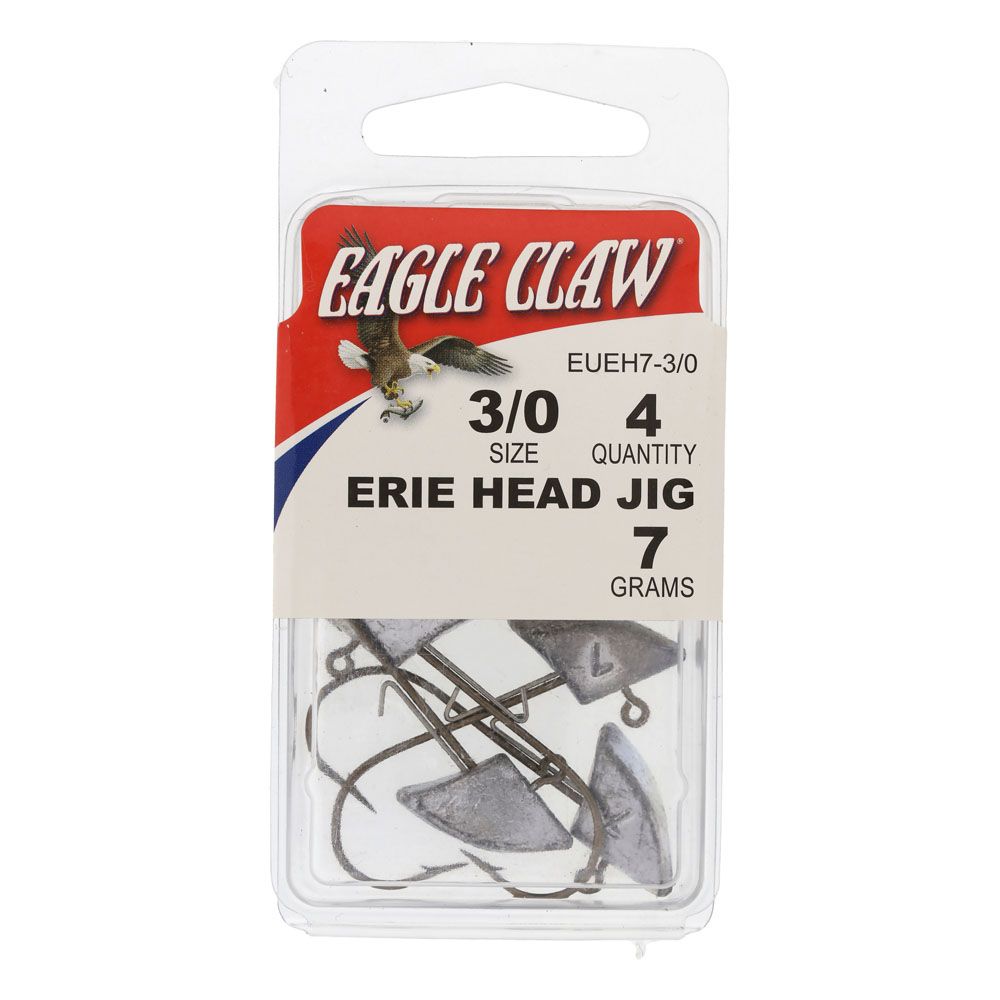 Eagle Claw Erie jigipea, 4 tk